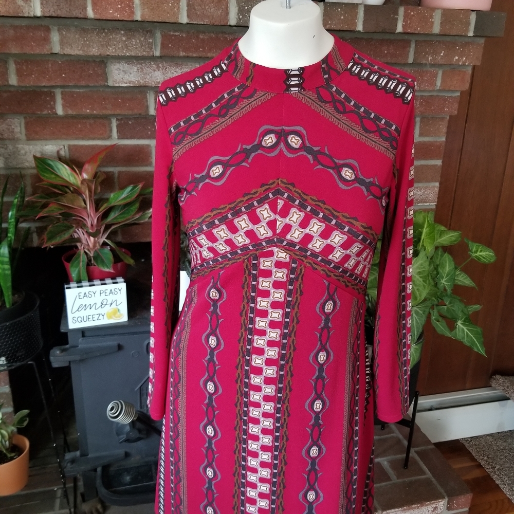 Free People Stella Boho Mosaic Print Dress - Picture 5 of 7